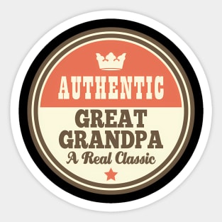 Great Grandpa Fathers Day Sticker